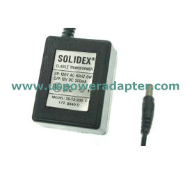 New Solidex 35-12-200C AC Power Supply Charger Adapter