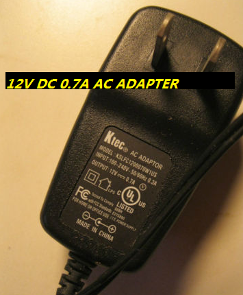 *Brand NEW*Ktec KSLFC1200070W1US OEM Ac adapter