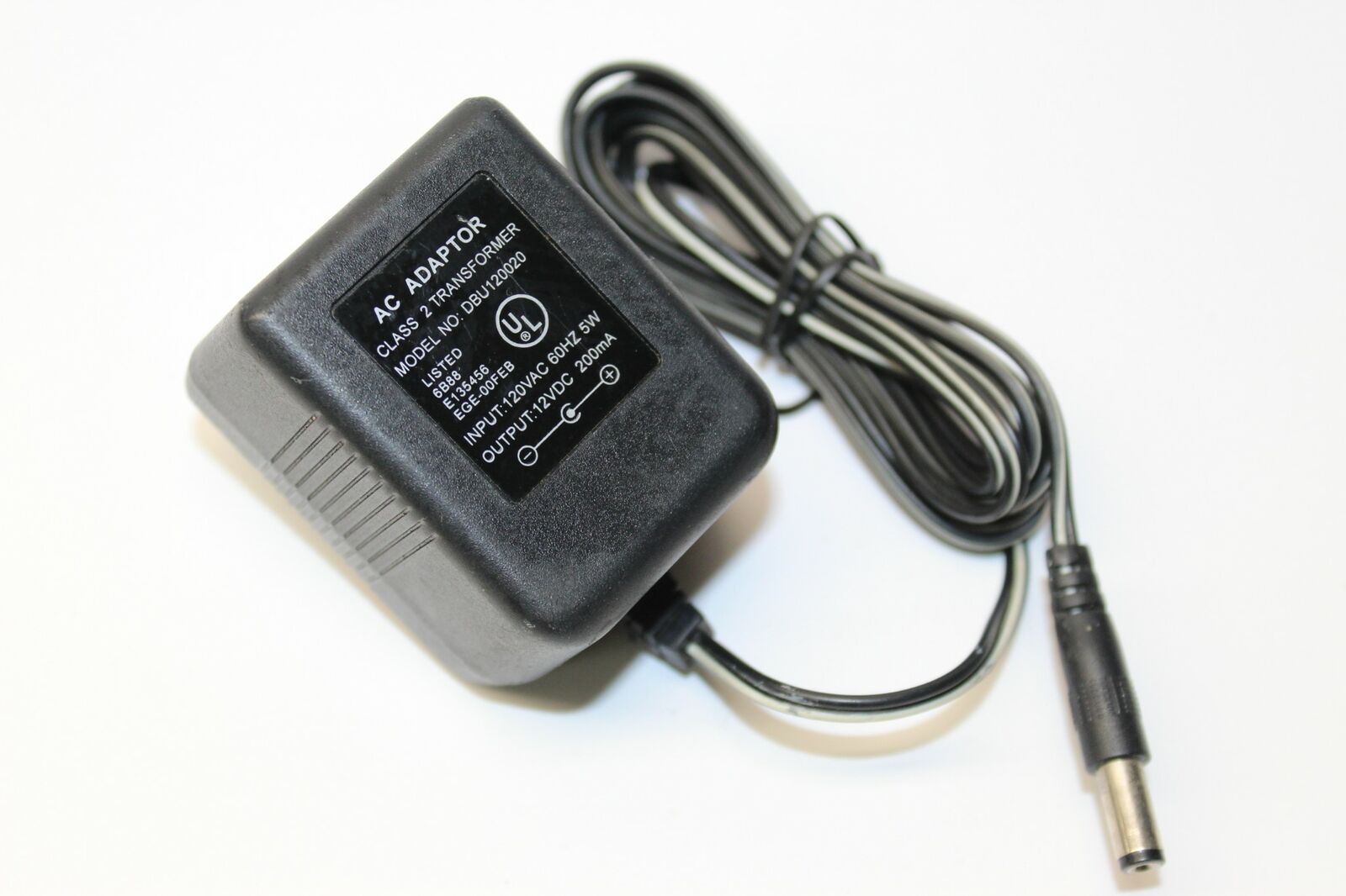 New 12V 200mA DBU12002 Class 2 Transformer Power Supply Ac Adapter New 12V 200mA DBU12002 Class 2 Transformer Power Supply Ac Adapter