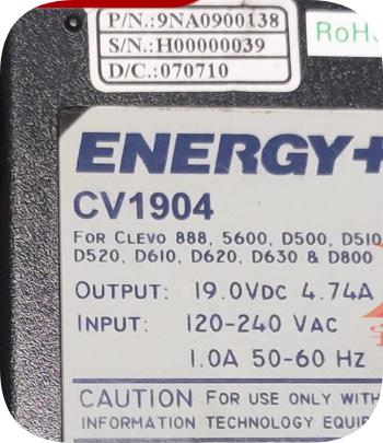 *Brand NEW*Original ENERGY+ 19V 4.74A AC Adapter CV1904 Power Supply *Brand NEW*Original ENERGY+ 19V 4.74A AC Adapter CV1904 Power Supply