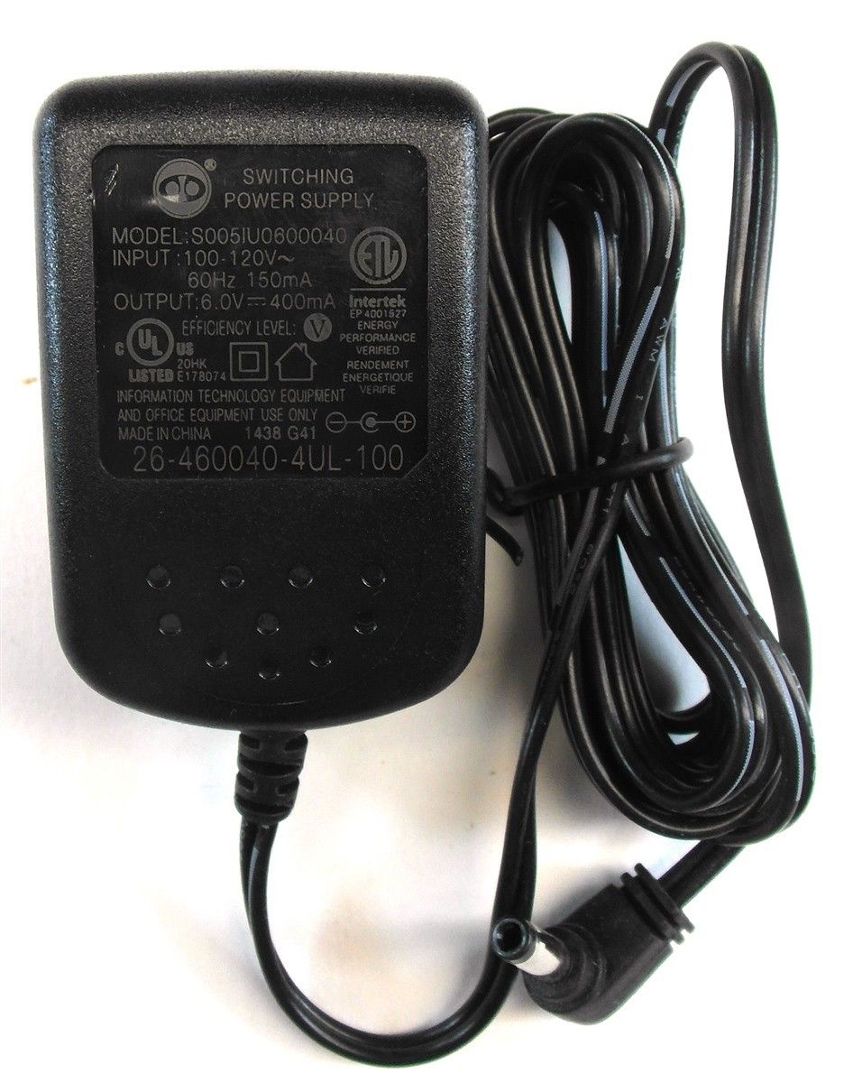 NEW 6V 400mA Vtech AT&T S005IU0600040 Charger Switching AC Adapter