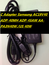 *Brand NEW*AC Adapter Samsung AC19V40 ADP-40MH ADP-45AW AA-PA3N40W /US 40W cord charger *Brand NEW*AC Adapter Samsung AC19V40 ADP-40MH ADP-45AW AA-PA3N40W /US 40W cord charger