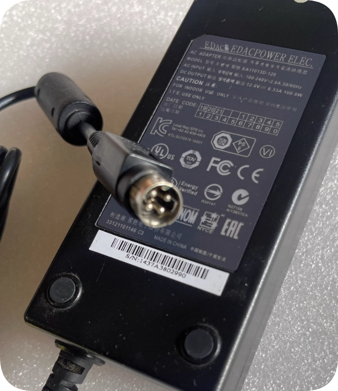 *Brand NEW*Original EDACPOWER ELEC EA11013D-120 EA11011D-120 12V 8.33A 100W AC ADAPTER Power Supply *Brand NEW*Original EDACPOWER ELEC EA11013D-120 EA11011D-120 12V 8.33A 100W AC ADAPTER Power Supply
