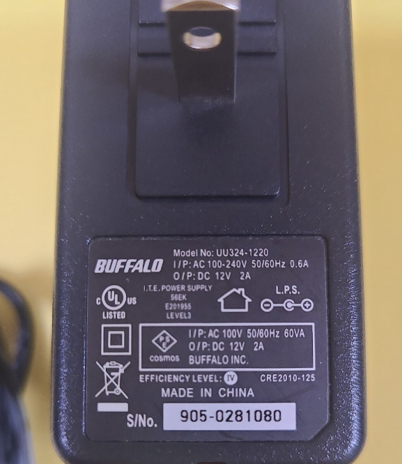 *Brand NEW*DC12V 2A AC Adapter BUFFALO UU324-1220 Power Supply *Brand NEW*DC12V 2A AC Adapter BUFFALO UU324-1220 Power Supply